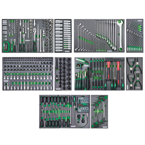 Toptul 413pcs Insert EVA Tray Tool Set - GE-41330-TOOLS