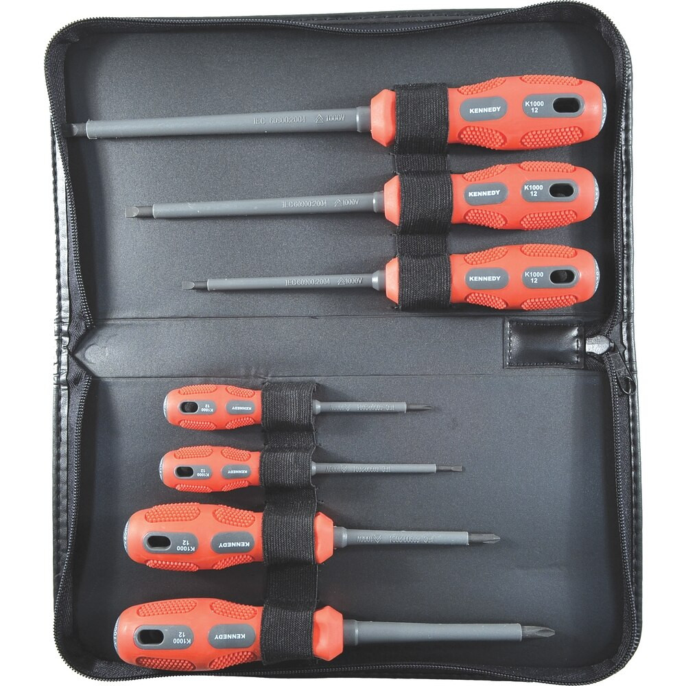 Kennedy VDE DUAL GRIP SCREWDRIVER SET 7PCE - Avex Tool Shop