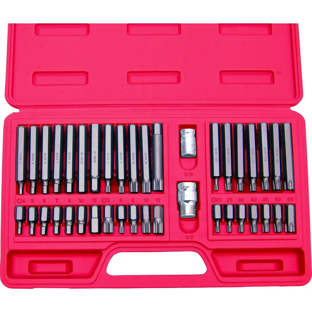 Kennedy 40PCE TORX, HEX and SPLINE BIT SET - Avex Tool Shop