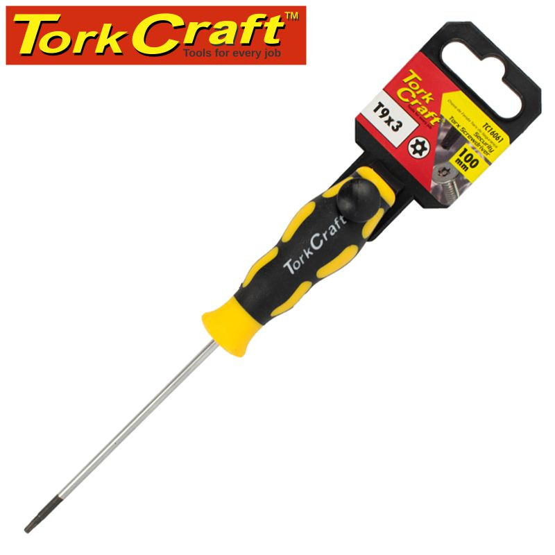 SCREWDRIVER TORX TAMPER PROOF T9 4X75MM - Avex Tool Shop