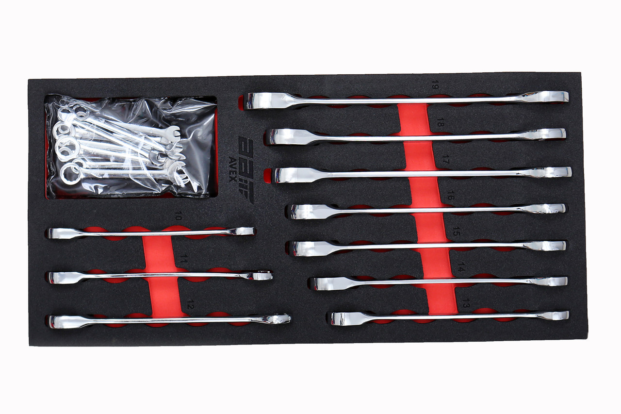 20 Piece Modular Set - Metric Ratcheting and Miniature Spanners
