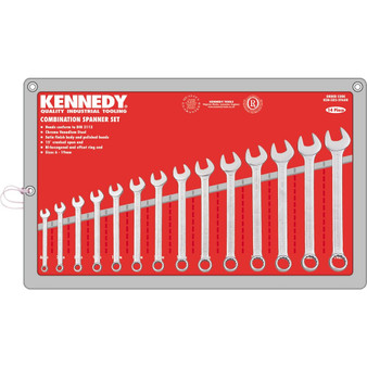 Kennedy 619mm CV COMBINATION SPANNER SET 14PC