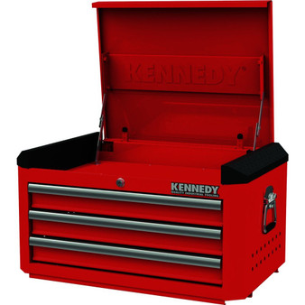Kennedy RED28inch 3 DRAWER TOP CHEST