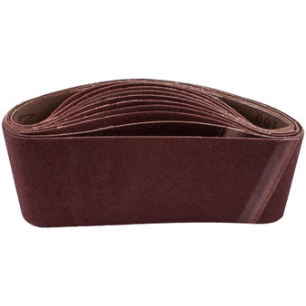 SANDING BELT 75 X 457MM 40 GRIT 10/PACK