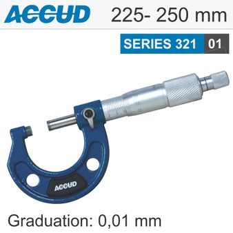 OUTSIDE MICROMETER 225-250MM 0.008MM ACC. 0.01MM GRAD.