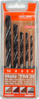 WOOD DRILL BIT SET 5 PIECE 4-5-6-8-10