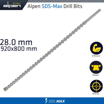 SDS MAX DRILL BIT 920X800 28MM