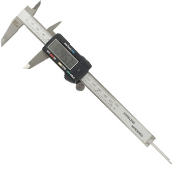 VERNIER DIGITAL 150MM MEMORY HOLD S/STEEL 0.01MM ACC. METRIC / INCH