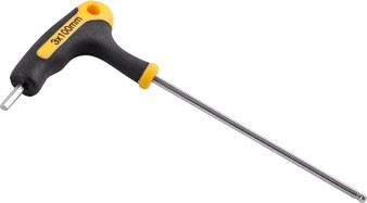 BALL POINT T HANDLE HEX ALLEN KEY 3.0MM X 100MM