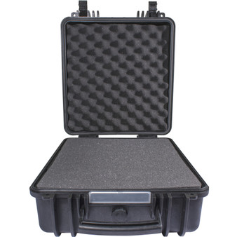 HARD CASE 425X370X210MM OD WITH FOAM BLACK WATER & DUST PROOF (333517)