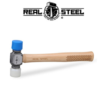 HAMMER MALLET D/HEAD 350G 12OZ HICK. WOOD HANDLE