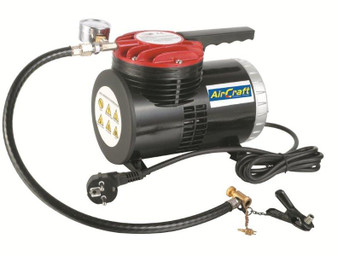 COMPRESSOR KIT W/HOSE& TYRE CONNECTOR (AS06W)