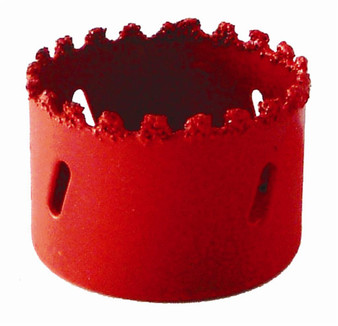 HOLE SAW CARBIDE GRIT 25MM - RED