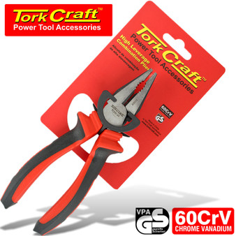 PLIERS COMBINATION HIGH LEVERAGE CRV 160MM