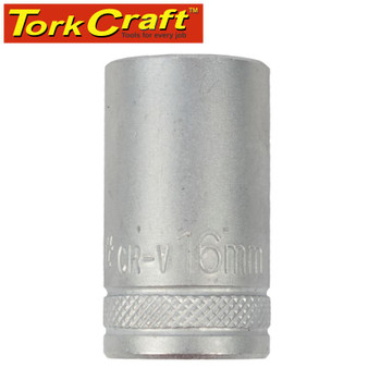 SOCKET 16MM X 21.8MM 1/2' DRIVE CRV 12 POINT