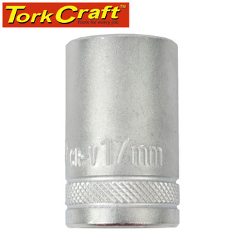 SOCKET 17MM X 23.8MM 1/2' DRIVE CRV 12 POINT