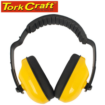 EARMUFF ABS CUP ADJ. HEAD BAND SNR25 DB YELLOW 1PC