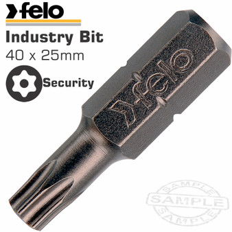 FELO TORX SECURITY TX40 X 25MM BULK INS. BIT