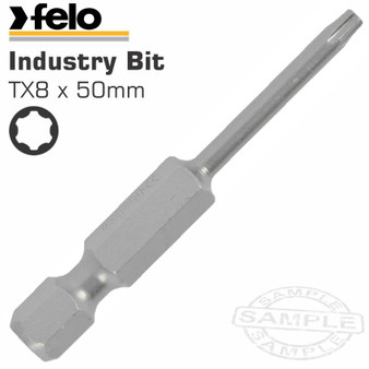 FELO TORX TX8 X 50MM BULK POWER BIT