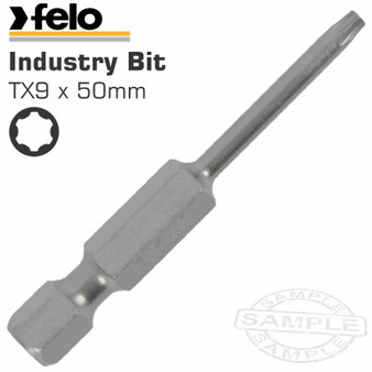 FELO TORX TX9 X 50MM BULK POWER BIT