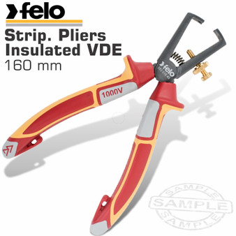 FELO PLIER STRIP. 160MM INSULATED VDE