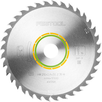 FESTOOL UNIVERSAL SAW BLADE 210X2,4X30 W36 493198