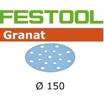 FESTOOL SANDING DISCS STF D150/16 P1000 GR/50 GRANAT 496990