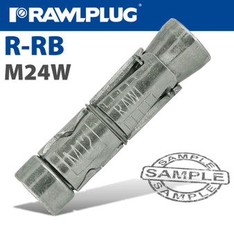 R-RB RAWLBOLT SHIELD ONLY M24W BOX OF 5