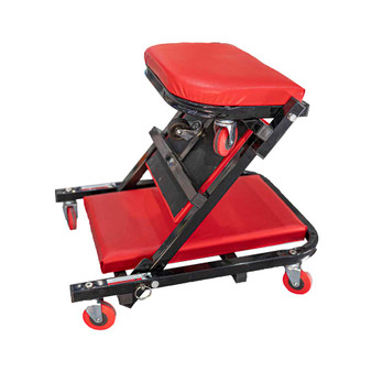 MECHANIC CREEPER/CHAIR 2-IN-1 METAL FRAME CUSHION 6 WHEEL