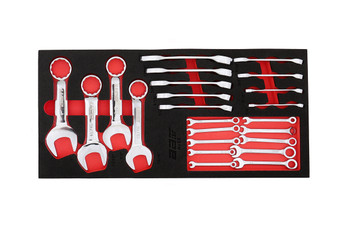 23 Piece Modular Set - SAE Miniature and Stubby Spanners