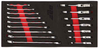 16 Piece Modular Set - Combination & Stubby SAE Spanners