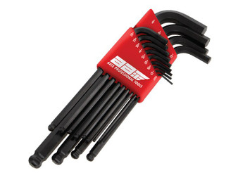 10 Piece Hex Key Set Long Reach 0.050  - 3/8"