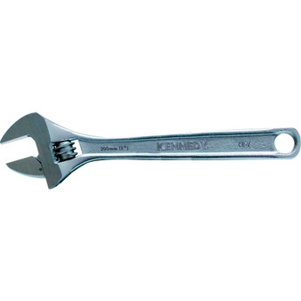 Kennedy 300mm12inch CHROMED FINISHADJUSTABLE WRENCH