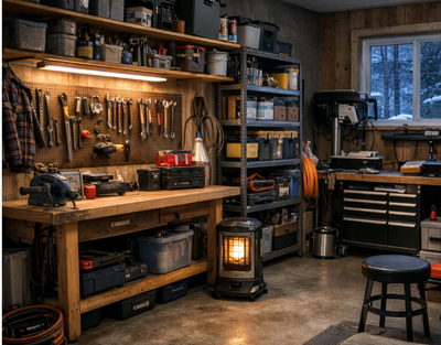 How to Heat and Light Your Workshop in Cold Months