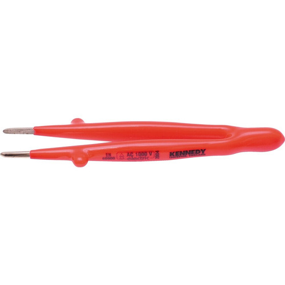 KennedyPro INSULATED TWEEZERS STRAIGHT 145mm