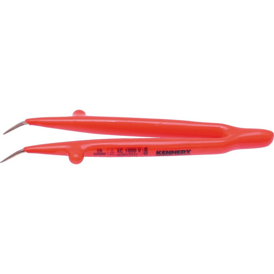 KennedyPro INSULATED TWEEZERS BENT 145mm