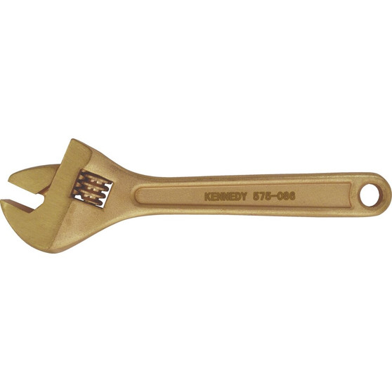 Kennedy 200mm SPARK RESISTANT ADJUSTABLE WRENCH BeCu Kennedy 200mm SPARK RESISTANT ADJUSTABLE WRENCH BeCu