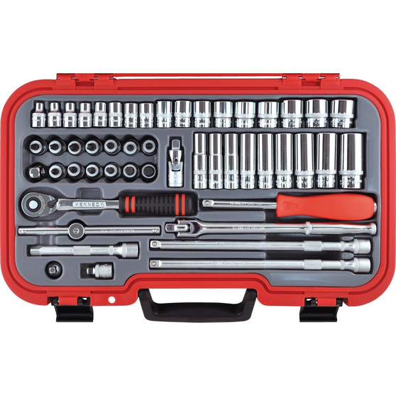 Kengrip METRIC 50PC KENGRIP SOCKET SET 38inch SQ DR