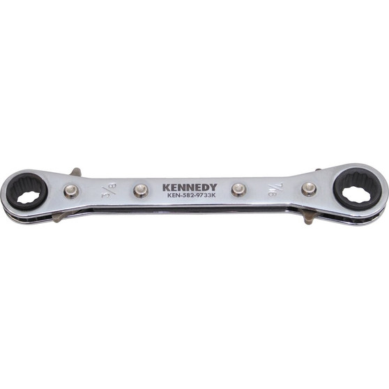 KennedyPro 38inchx716inch STRAIGHT RATCHET RING WRENCH