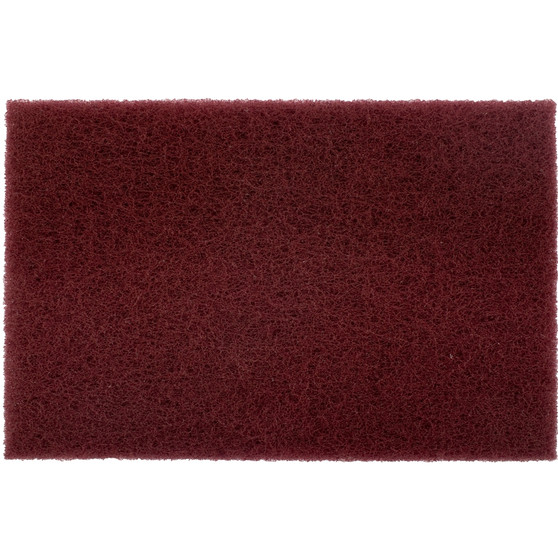 PAD NON WOVEN INDUSTRIAL STRENGTH 150 X 230MM SUPER FINE MAROON 20 PIE