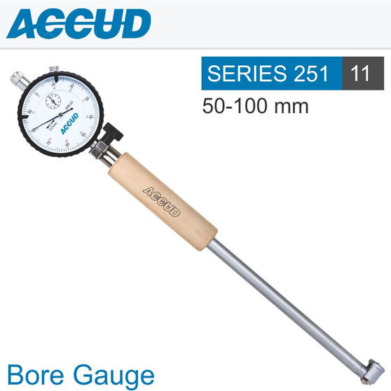 DIAL BORE GAUGE 50-100MM 0.018MM ACC. 0.001MM GRAD.