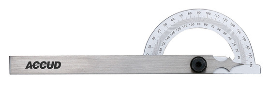 PROTRACTOR 200X 300MM 180 DEG. 0.3 DEG ACC. 1 DEG. GRAD.