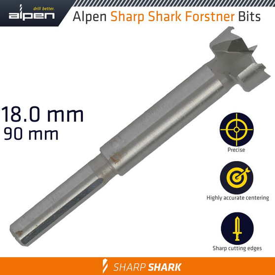 FORSTNER DRILL BIT SHARP SHARK 18MM