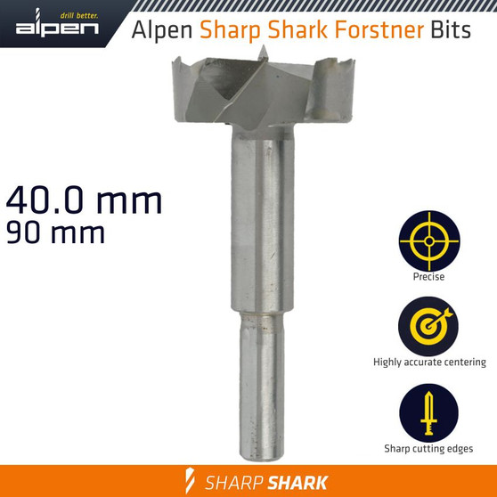 FORSTNER DRILL BIT SHARP SHARK 40MM
