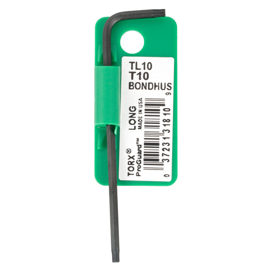 TORX L-WRENCH T10 PROGUARD SINGLE BONDHUS