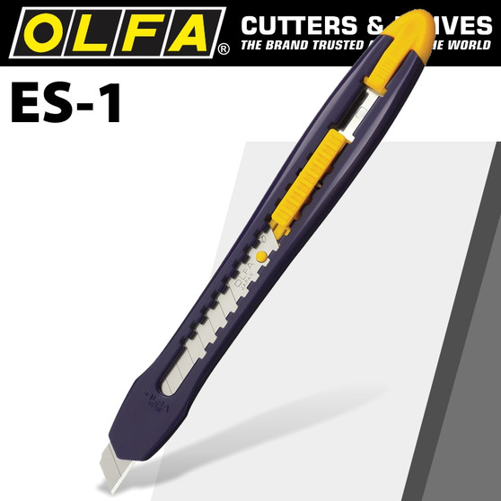 OLFA CUTTER - RECYCLED GREEN 9mm  SNAP OFF KNIFE CUTTER