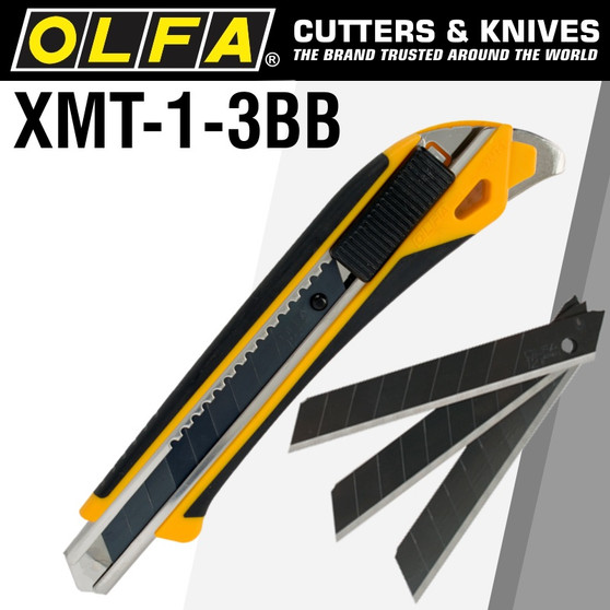 OLFA POWER X DESIGN XMT CUTTER WITH X3 ULTRA SHARP MTBB BLADES