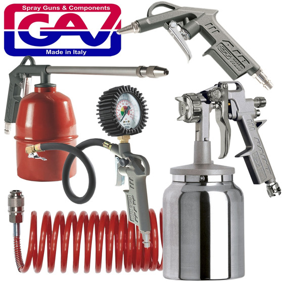 SPRAY GUN KIT 5PIECE W/162B