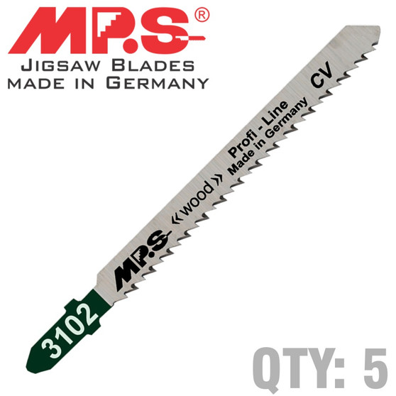 JIGSAW BLADE WOOD T-SHANK 10TPI T101BR