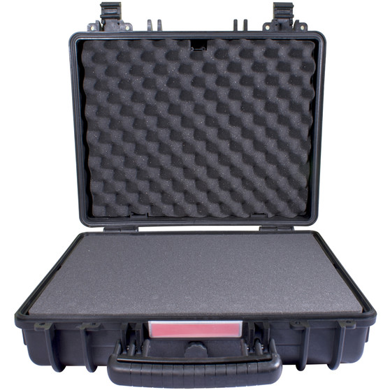 HARD CASE 410X340X220MM OD WITH FOAM BLACK WATER & DUST PROOF (443412)